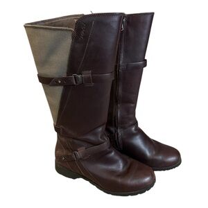 Womens Teva De La Vina Boots Tall Waterproof Size 6